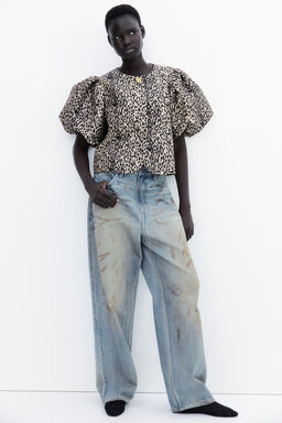 Blusa con mangas globo - H&m фото 9