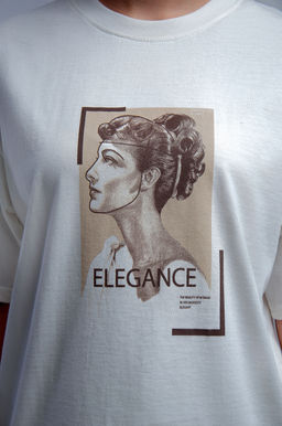 Арт. 31125 Футболка женская оверсайз 44-52 (5 шт) Цвет:молочный - Калинка фото 13