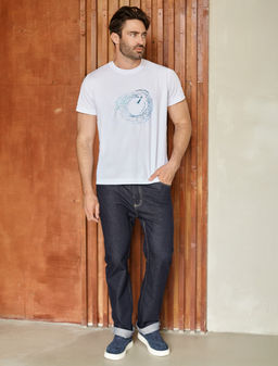 Футболка из премиального хлопка с авторским принтом - Vilatte фото 5