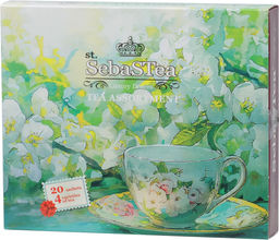 SebaSTea. 8 марта. For You. Белые цветы карт.упаковка, 20 пак.