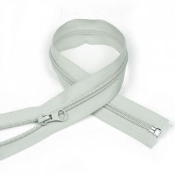 Молния Mzip пласт. спираль №5-N 50см цв.F314 св.серый уп.10шт