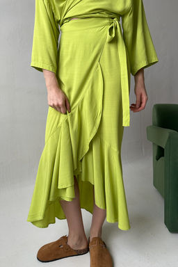 Юбка женская EASY035/02/Салатовый