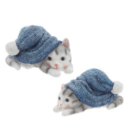 Фигурка декоративная "Котенок", L13,5 W8 H7,5 см, 2в.