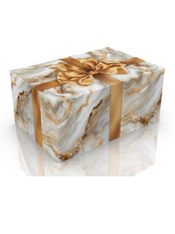 Цена за 2 шт. Коробка складная «Золотой бант», 22 × 15 × 10 см