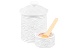Банка д/соли 500 мл 15,5*10*14,5 см Тропики с крышкой, деревянной ложкой - Elan gallery фото 12