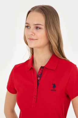 Женская красная базовая футболка Неожиданная скидка в корзине - U.s. polo assn фото 8