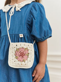 Сумка вязаная Пион 0+