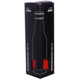 77020-4 Термобутылка 500мл. Drink, красная (х20) - Mayer&boch фото 3