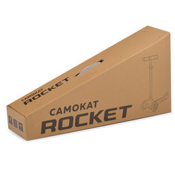 Самокат трёхколёсный ROCKET колёса PU, цвет желто-черный