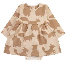 Боди-платье Youlala футер 2-нитка начес из хлопка  фото 5