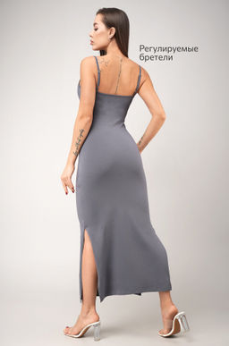 Женское платье-сарафан с разрезами Happyfox