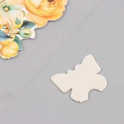 Наклейка интерьерная Жёлтый букет, пластик, 40?31 см