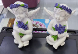 Фигурка Ангел лаванда 6 см / L2021 /уп 2/480/