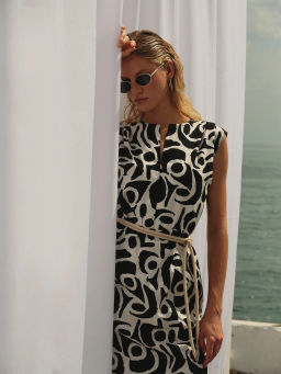 ЕМКА / Платье с поясом - Emka фото 2