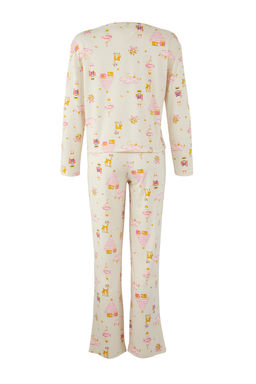 Ekru Y?lbas? Suprem Orme Pijama Tak?m? THMAW26PT00054 - Trendyolmilla фото 6