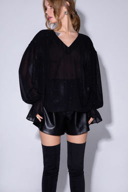 Блуза Pirs 4522 черный  фото 3