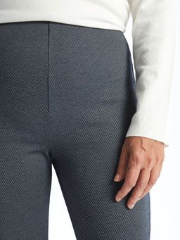 Beli Lastikli D?z ?spanyol Pa?a Kad?n Pantolon