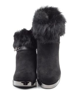 04-206W-8Y1 8J33M Ботинки зимние женские (натуральная замша, натуральный мех) - Фабричный китай фото 15