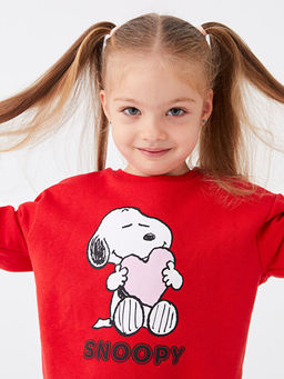 Oyunlara E?lik Eden Snoopy Sweatshirt