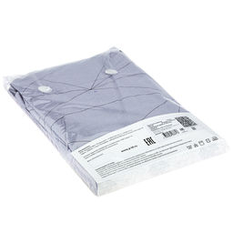 Простыня Евростандарт на резинке "Я верю в себя-Б" 8/1 лавандовый 160х200см, свесы 27см, поплин "Комфорт" 115г/м2, хлопок 100%, упаковка "классическая" ПВХ 28х41см, "Домашняя мода" (Россия)