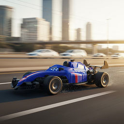 Машина "Гоночный болид" р/у, 27 MHz (свет, звук, USB) в коробке