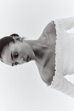 Top off-the-shoulder fruncido - H&m фото 4