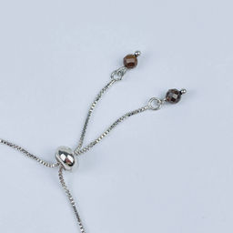 Браслет (Манипура) регулируемый из Цитрина, Кальцита и Тигрового глаза - Радуга самоцветов фото 3