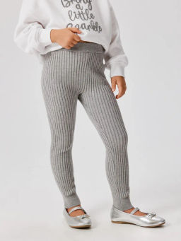 ACOOLA / Брюки детские для девочек (лосины) Suzana pt серый меланж  фото 4