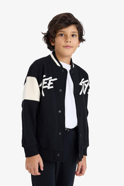 Bask_l_ Kolej Yaka Bomber H_rka Erkek _ocuk - Defacto фото 4