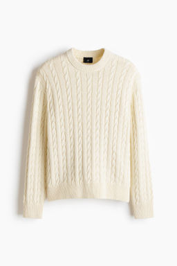 Jersey en punto trenzado Regular Fit