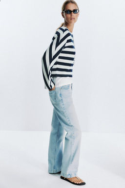 STRIPED BATWING SLEEVE TOP - Zara фото 3