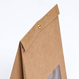 Цена за 5 шт. Коробка-пакет, крафт с окном, 23 х 18 х 10 см - UPAK LAND фото 4