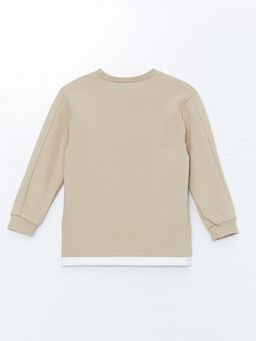 Bisiklet Yaka Erkek Bebek Sweatshirt - Waikiki фото 2