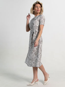 Платье Парижанка (серое) П15116-10М - Lt collection фото 7