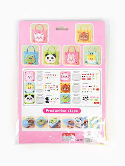 Набор для создания сумки из фетра "Медвежонок", цвет желтый