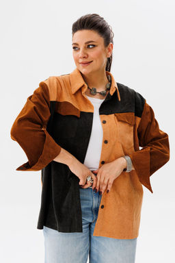 Рубашка ANELLI 1748 Оттенки карамели