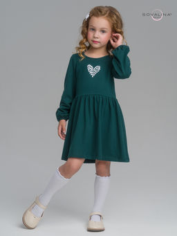 Платье Моана изумруд-лав