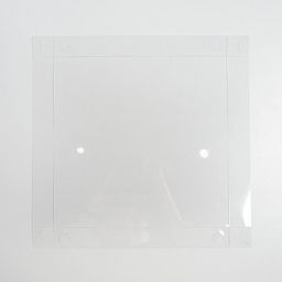 Цена за 5 шт. Коробка для кондитерских изделий новогодняя с пластиковой крышкой Winter time, 21×21×3 см