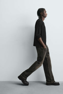 RELAXED FLARE FIT JEANS - Zara фото 6