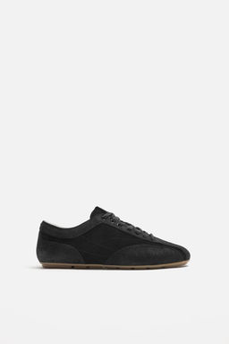 ULTRA-THIN SOLE LEATHER TRAINERS - Zara фото 9