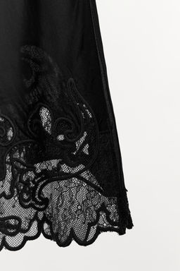 TOP TIRANTES VISCOSA 100% BORDADOS / Negro - Zara фото 7