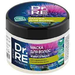 АКЦИЯ ПО СРОКУ! Dr.Re Доктор Репейник Маска д/повреждён.и ослаблен.волос "Живительная" (300мл).6 05.2027