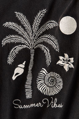 Camiseta oversize con motivo bordado - H&m фото 6