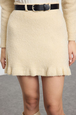 Siyah Buklet Kemerli Etekli Triko Alt-Ust Tak?m TWOAW25AU00019 - Trendyolmilla фото 9