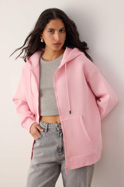 Ac?k Pembe Orme Sweatshirt TWOAW24SW00188