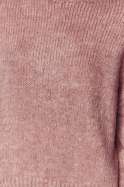 Mor Yumusak Dokulu Kal?n Bisiklet Yaka Triko Kazak TWOAW24KZ00290 - Trendyolmilla фото 23