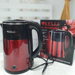 Чайник эл. 1,7 л мет. 2200Вт, "Kelli", арт. 1802-KL
