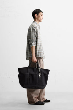 TEXTURED CHECK SHIRT - Zara фото 4