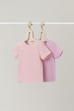 К 302521-2уп/фламинго,тропический персик набор фуфайка (футболка) яс - Crockid фото 2