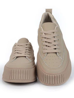 05-P8201-2 DK. BEIGE Кроссовки женские (натуральная кожа) - Фабричный китай фото 10